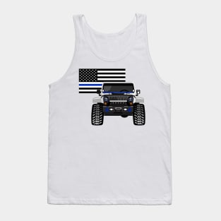 Blue line [JEEP] Tank Top